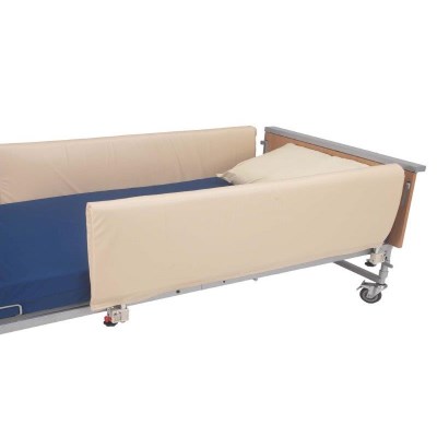 High Sided Cot Bumper - with wipe clean cover and Hook & Loop 183 x 96cm