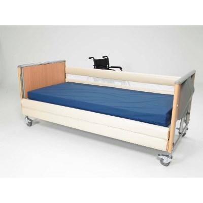 Two Rail Bumper with Net Window and Net Base for profiling beds 180cm long